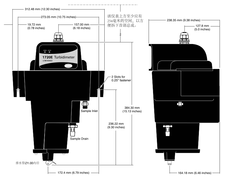 1720e 低量程浊度仪